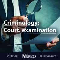 main language Criminology: Court. examination book
