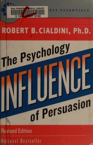دانلود pdf اثرگذاری(Influence): روان‌شناسی اقناع نوشته رابرت بی. سیالدینی