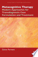 Metacognitive Therapy