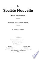 La Société nouvelle