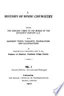 A History of Hindu Chemistry from the Earliest Times to the Middle of the Sixteenth Century, A.D.