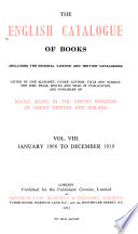 The English Catalogue of Books