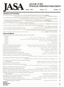 Journal of the American Statistical Association