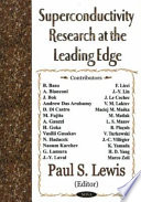 Superconductivity Research at the Leading Edge