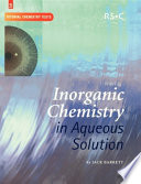 Inorganic Chemistry in Aqueous Solution