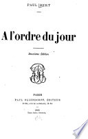 A l'ordre du jour