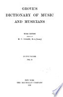 Grove's Dictionary of Music and Musicians
