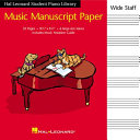 Hal Leonard Student Piano Library Music Manuscript Paper -