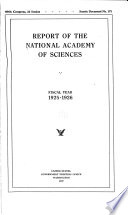 Report of Proceedings - National Academy of Sciences