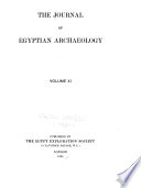 The Journal of Egyptian Archaeology