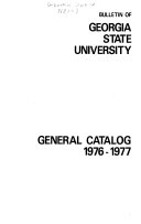 General Catalog - Georgia State University