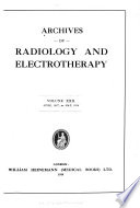 Archives of Radiology and Electrotherapy