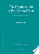 The Organization of the Pyramid Texts