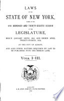 Laws of the State of New York
