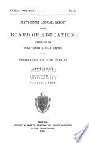 Annual Report of the Department of Education
