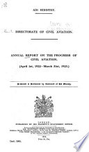 Report on the Progress of Civil Aviation
