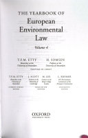 Yearbook of European Environmental Law