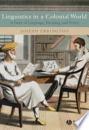 Linguistics in a Colonial World