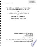 Alii Hwy Construction, Kailua-Kona to Keauhou, Hawaii County