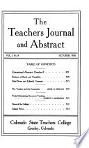 The Teachers Journal and Abstract