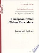 European Small Claims Procedure