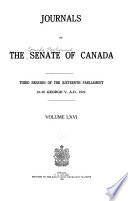 Journals of the Senate of Canada