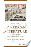 A Companion to American Literature