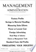 Management and Administration in Manufacturing Industries