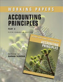 Accounting Principles, Fifth Canadian Edition, Jerry J. Weygandt