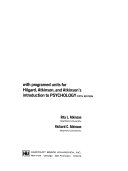 Study Guide with Programed Units for Hilgard, Atkinson, and Atkinson's Introduction to Psychology, Fifth Ed