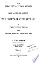 The Texas Civil Appeals Reports