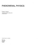 Phenomenal Physics