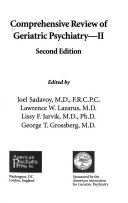 Comprehensive Review of Geriatric Psychiatry--II