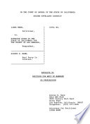 California. Court of Appeal (2nd Appellate District). Records and Briefs