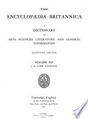 The Encyclopaedia Britannica: L-Lord Advocate