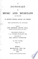 A Dictionary of Music and Musicians