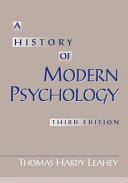 A History of Modern Psychology
