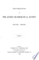 Proceedings of the London Mathematical Society