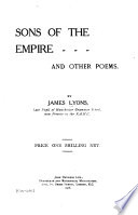 Sons of the Empire and Other Poems