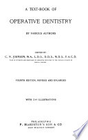 A Text-book of Operative Dentistry
