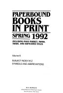 Paperbound Books in Print