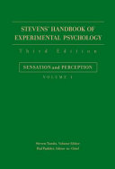 Stevens' Handbook of Experimental Psychology, Sensation and Perception