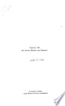 Glossary of Technical Terms, Phrases, and Maxims of the Common Law