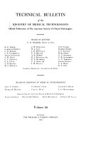 Technical Bulletin of the Registry of Medical Technologists