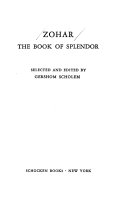 Zohar, the Book of Splendor