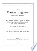 Marine Engineer and Motorship Builder