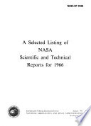 NASA Scientific and Technical Reports