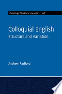 Colloquial English