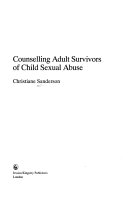 Counselling Adult Survivors of Child Sexual Abuse