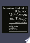International Handbook of Behavior Modification and Therapy